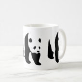 Pandas!! Kaffeetasse (VorderseiteRechts)