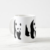Pandas!! Kaffeetasse (Vorderseite Links)
