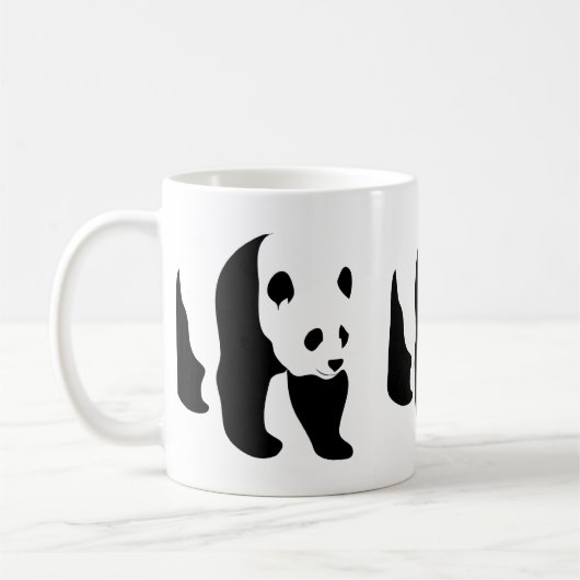Pandas!! Kaffeetasse (Links)