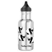 Pandas Kinder Wasserflasche mit dem Namen (Rechts)