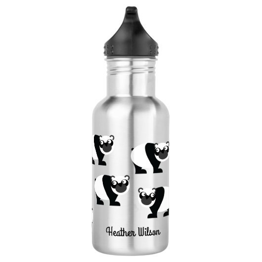 Pandas Kinder Wasserflasche mit dem Namen (Rechts)