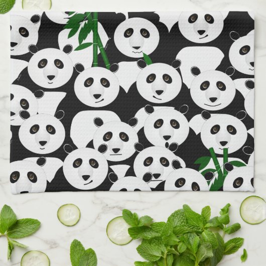 Pandas Küchentücher (Gefaltet)