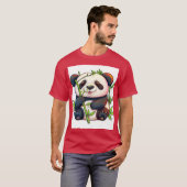 Pandas Lieblingsjause T-Shirt (Vorne ganz)