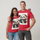 Pandas Lieblingsjause T-Shirt (Unisex)
