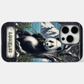 Panda's Mountain Retreat: Bambus Vergnügen Case-Mate iPhone Hülle (Rückseite (Horizontal))