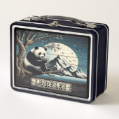 Panda's Mountain Sanctuary: Bamboo ReVergangenheit Metall Brotdose (Vorderseite)