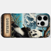 Panda's Mountain Vista: Bambus-Absetzung Case-Mate iPhone Hülle (Rückseite (Horizontal))