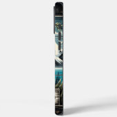 Panda's Mountain Vista: Bambus-Leckerei Case-Mate iPhone Hülle (Rückseite / Links)