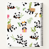 Pandas Muster Notizblock (Rückseite)