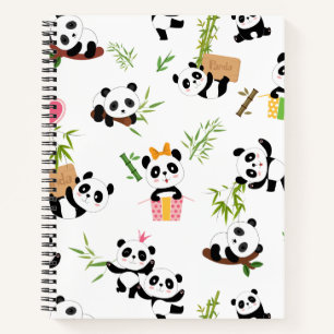 Pandas Muster Notizblock