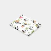 Pandas Muster Post-it Klebezettel (angewinkelt)