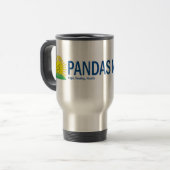PANDAS Netz-.org-Reise-Tasse - grundlegend Reisebecher (Vorderseite Links)