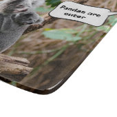 Pandas oder Koalas - Was sind niedlicher? Schneidebrett (Ecke)