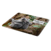 Pandas oder Koalas - Was sind niedlicher? Schneidebrett (Ecke)