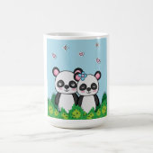 Pandas-Paar Kaffeetasse (Mittel)