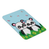Pandas-Paar Magnet (Rechte Seite)