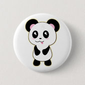Pandas "Panda Bären" "Panda bear baby" "kawaii pan Button (Vorderseite)