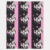 Pandas "Panda Bären" "Panda bear baby" "kawaii pan Fleecedecke (Vorderseite)