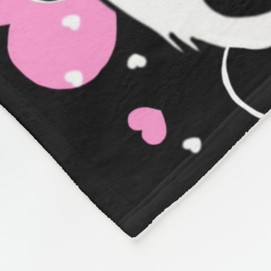 Pandas "Panda Bären" "Panda bear baby" "kawaii pan Fleecedecke (Ecke)