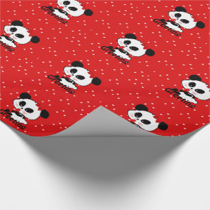 Pandas "Panda Bären" "Panda bear baby" "kawaii pan Geschenkpapier