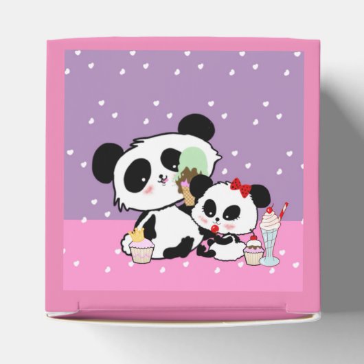 Pandas "Panda Bären" "Panda bear baby" "kawaii pan Geschenkschachtel (Oben)
