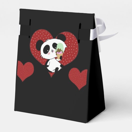 Pandas "Panda Bären" "Panda bear baby" "kawaii pan Geschenkschachtel (Rückseite)