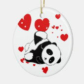 Pandas "Panda Bären" "Panda bear baby" "kawaii pan Keramikornament (Links)
