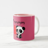Pandas "Panda Bären" "Panda bear baby" "kawaii pan Zweifarbige Tasse (VorderseiteRechts)