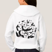 Pandas - Pandas-emic - Big Hugs - Malerei - Spaß Hoodie (Rückseite)