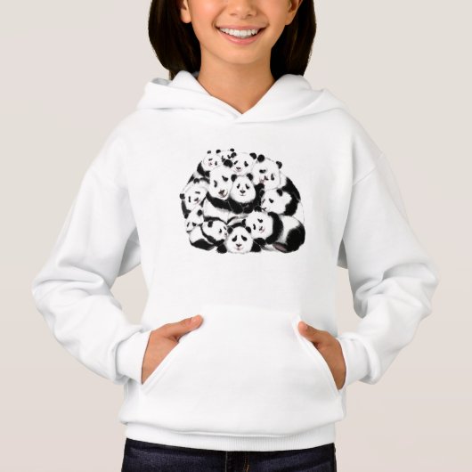 Pandas - Pandas-emic - Big Hugs - Malerei - Spaß Hoodie (Vorderseite)