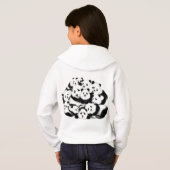 Pandas - Pandemie - Big Hugs - Zeichnend Sammlung Hoodie (Schwarz voll)