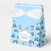 Pandas Polka Dot Birthday Party Geschenkschachtel (Vorderseite)