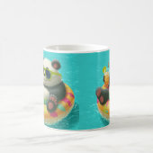 Panda's Poolside Chill Kaffeetasse (Mittel)