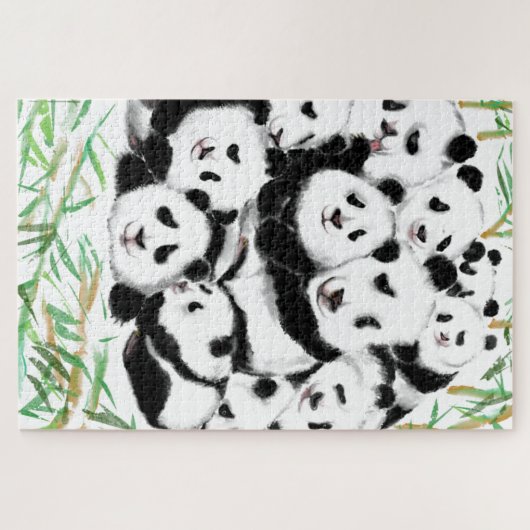 Pandas Puzzle Funny (Horizontal)