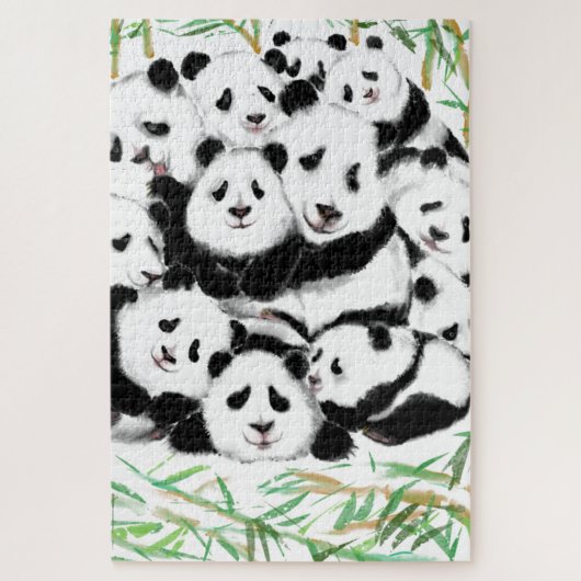 Pandas Puzzle Funny (Vertikal)