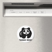 Pandas Rock Magnet (In Situ (Geschirrspüler))