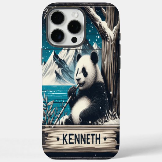Pandas ruhiger Ort: Bambus Delight Case-Mate iPhone Hülle (Rückseite)