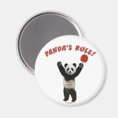 Panda's Rule Ping Pong Magnet (Vorderseite/Rückseite)