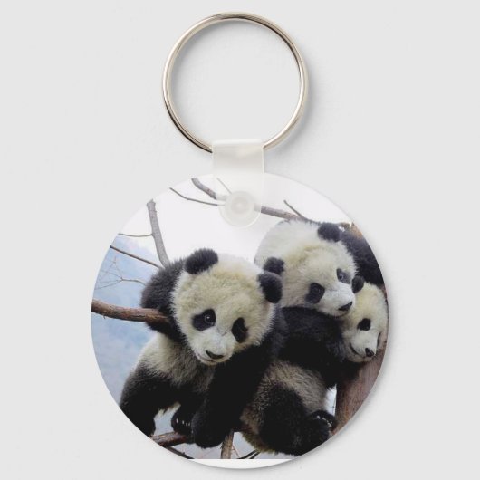 Pandas Schlüsselanhänger (Vorderseite)