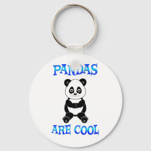Pandas sind cool schlüsselanhänger