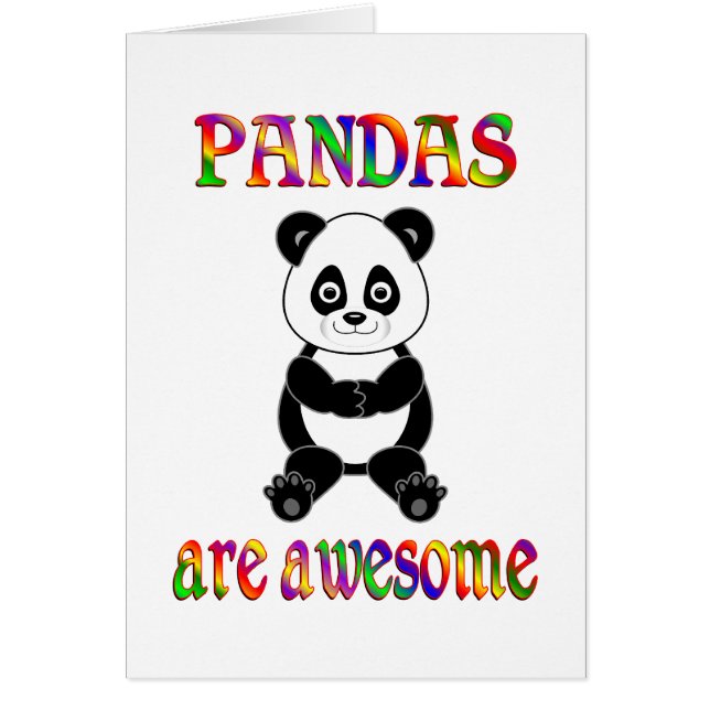 Pandas sind fantastisch (Vorne)