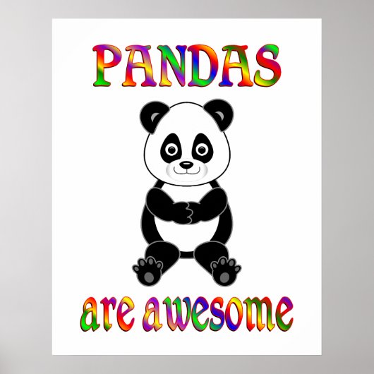 Pandas sind Phantastisch Poster (Vorne)