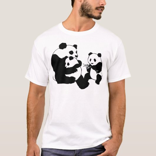 Pandas T-Shirt (Vorderseite)