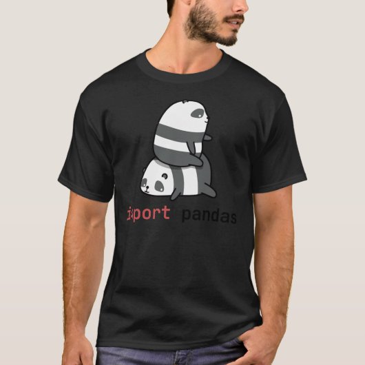 Pandas-T - Shirt importieren (Vorderseite)