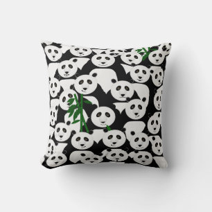 Pandas Throw Pillow Kissen