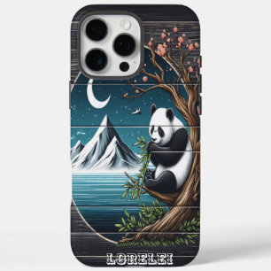 Pandas Treetop-Heiligtum: Bamboo-Gelassenheit iPhone 16 Pro Max Hülle