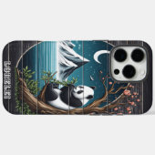 Pandas Treetop-Heiligtum: Bamboo-Gelassenheit Case-Mate iPhone Hülle (Rückseite (Horizontal))