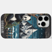 Panda's Treetop Hideaway: Bamboo Indulgence Case-Mate iPhone Hülle (Rückseite (Horizontal))