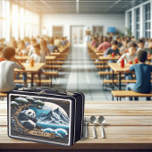 Panda's Treetop Retreat: Bamboo Delight Metall Brotdose