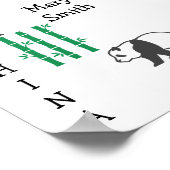 Pandas und Bamboos Poster (Ecke)